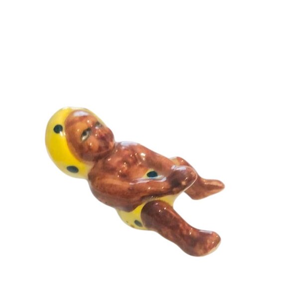 Black Americana Ceramic Boy Figurine - Picture 3 of 7